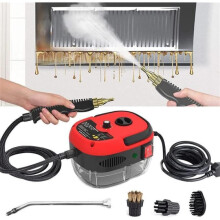 Limpador a vapor portátil - Alta temperatura e alta pressão - Eletrodomésticos - Vermelho