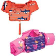Opblaasbaar zwemvest/zwembandjes van stof met verstelbare klittenbandsluiting - Bestway - Unisex - Geschikt voor kinderen vanaf 3 jaar