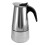Italiensk kaffemaskine i rustfrit stål, 9 kopper, espressomaskine, ref. 1