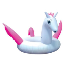 Kæmpe Pegasus Oppustelig Badevogn - Bestway - Pink - Til Børn - 151 x 171 cm