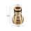Kitchen Tap Connector, Solid Brass Universal Design for Garden Hose, Leak-Free Seal 2