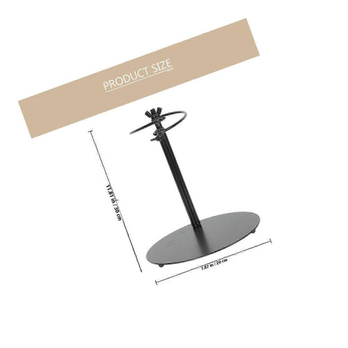 Floral Bouquet Riser Iron Stand, Adjustable Height Circular Base for Flower Display 1