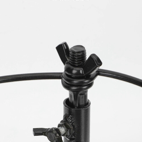 Floral Bouquet Riser Iron Stand, Adjustable Height Circular Base for Flower Display 2