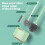 Ensemble brosse de toilette et ventouse 3 en 1 avec support 4