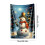 Weihnachts-Schneemann-Flanelldecke 75100cm 2