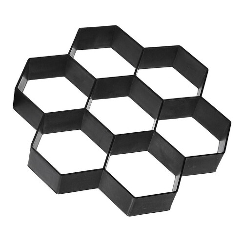 Hexagon Walk Maker Concrete Stepping Stone Mold for Garden Pathway DIY Paving 2