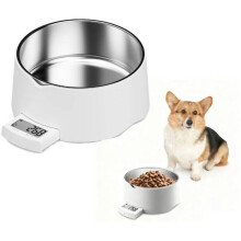 Bluetooth connected stainless steel pet scale - scale for transport cage, scale for kibble