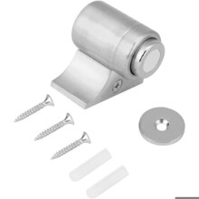 Magnetische deurstopper - Roestvrij staal - Zwaar uitgevoerd - Zachte grip - Geluidsarm
