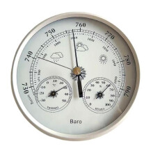 3-in-1 barometer, thermometer en hygrometer, wandweerstation, draagbare hygrometer