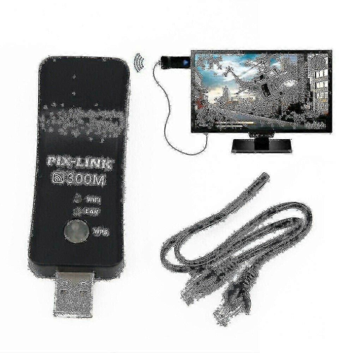 Smart TV LAN Adapter Ethernet and WiFi Wireless Dongle for Stable Internet Connection, Compact Network Accessory 2