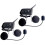 2x Vnetphone V6-1200 Ενδοεπικοινωνία Μοτοσικλέτας, Bluetooth, Αδιάβροχο (1200μ), Μικρόφω 1