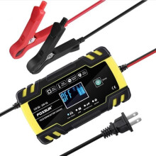 12V/24V 8A 150AH Pekskärm Puls Smart Bil Motorcykel Batteriladdare