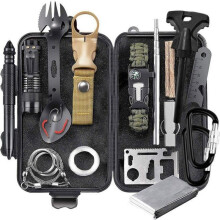 Notfall-Überlebensausrüstung: taktischer Outdoor-Filter, Wander-, Camping-, SOS-Werkzeug