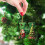 Santa Claus Initial Pendant H with Christmas Tree Green 5