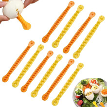 2-delat Deviled Egg Cutter Set – Blom- och triangelskärare