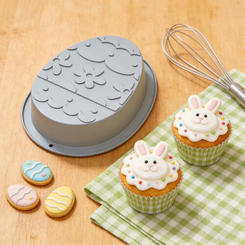 Moule à gâteau en silicone lapin de Pâques 20 cm
