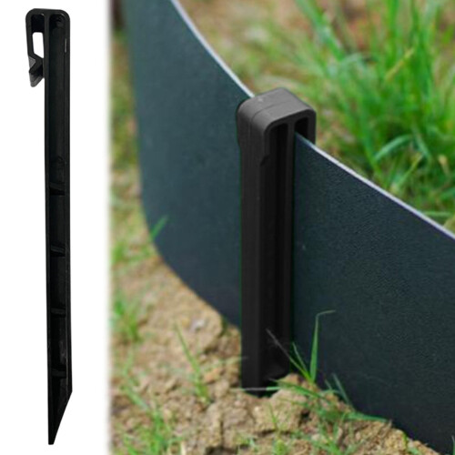 Plastic Garden Stakes 25 cm Triangular 3-Pack