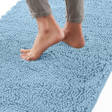 30x20cm Chenille-kylpymatto kumitaustalla