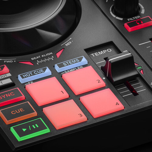 Hercules DJControl Inpulse 200 MK2 – Compact DJ Controller with LED Li 1