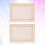 Wood Picture Frame Beige 2 pcs 1