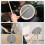 Sovvid 12 Inches Drum Pad and 5A Drum Sticks, Double Sided Snare Drum Practice P 1