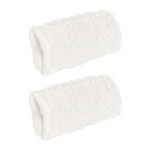 Armlenputer i lammefleece, sett med 2 – 31 x 15 x 2 cm