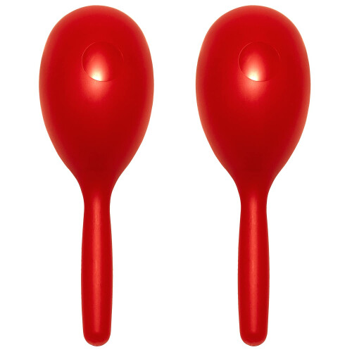 Tiger MAR49-RD Full-Size Plastic Maracas - Red 1