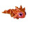 Figurine de salamandre articulée imprimée en 3D et or rose 1