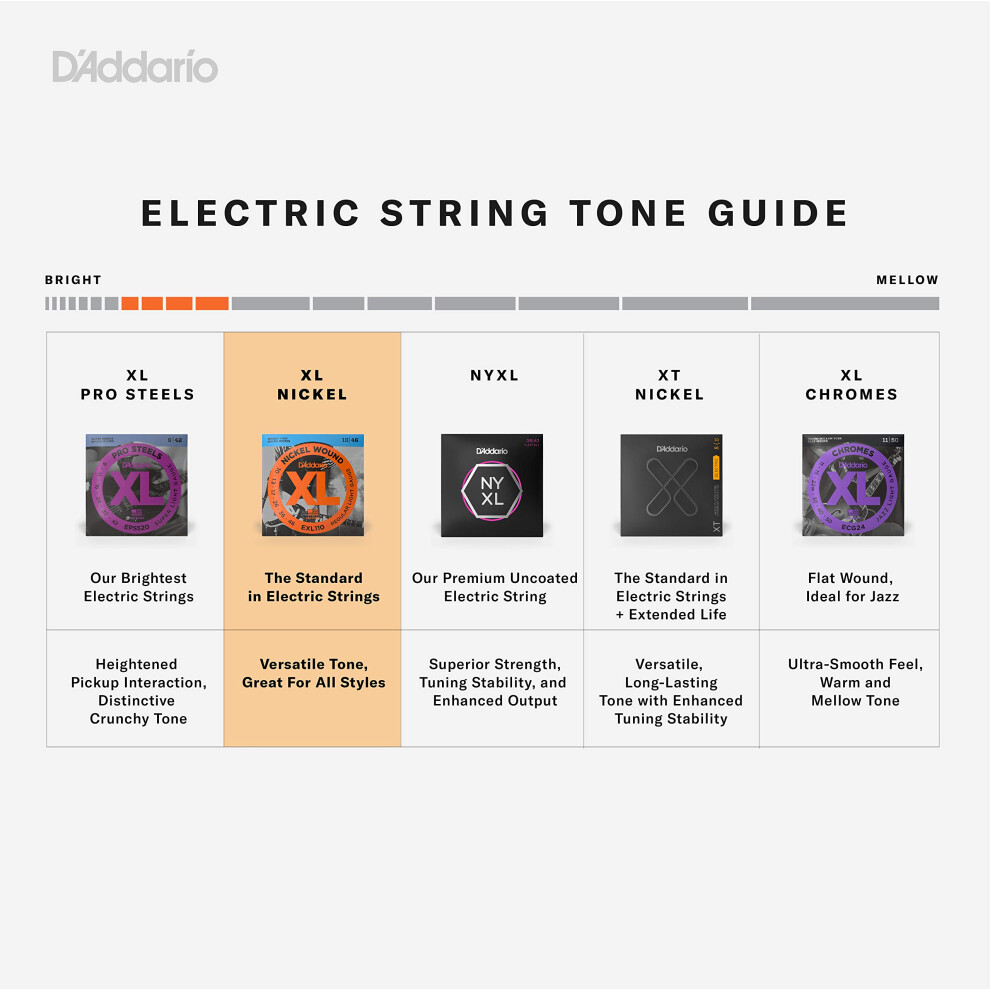 Photos - Guitar DAddario D'Addario EXL170BT 45-107 Balanced Tension Light Nickel Wound Bass Gui 