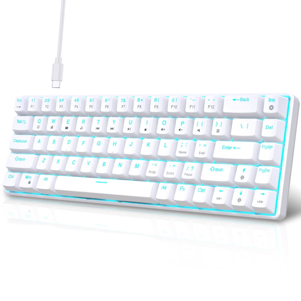 V800 68-Key Mechanical Gaming Keyboard With Clicky 9058772204592