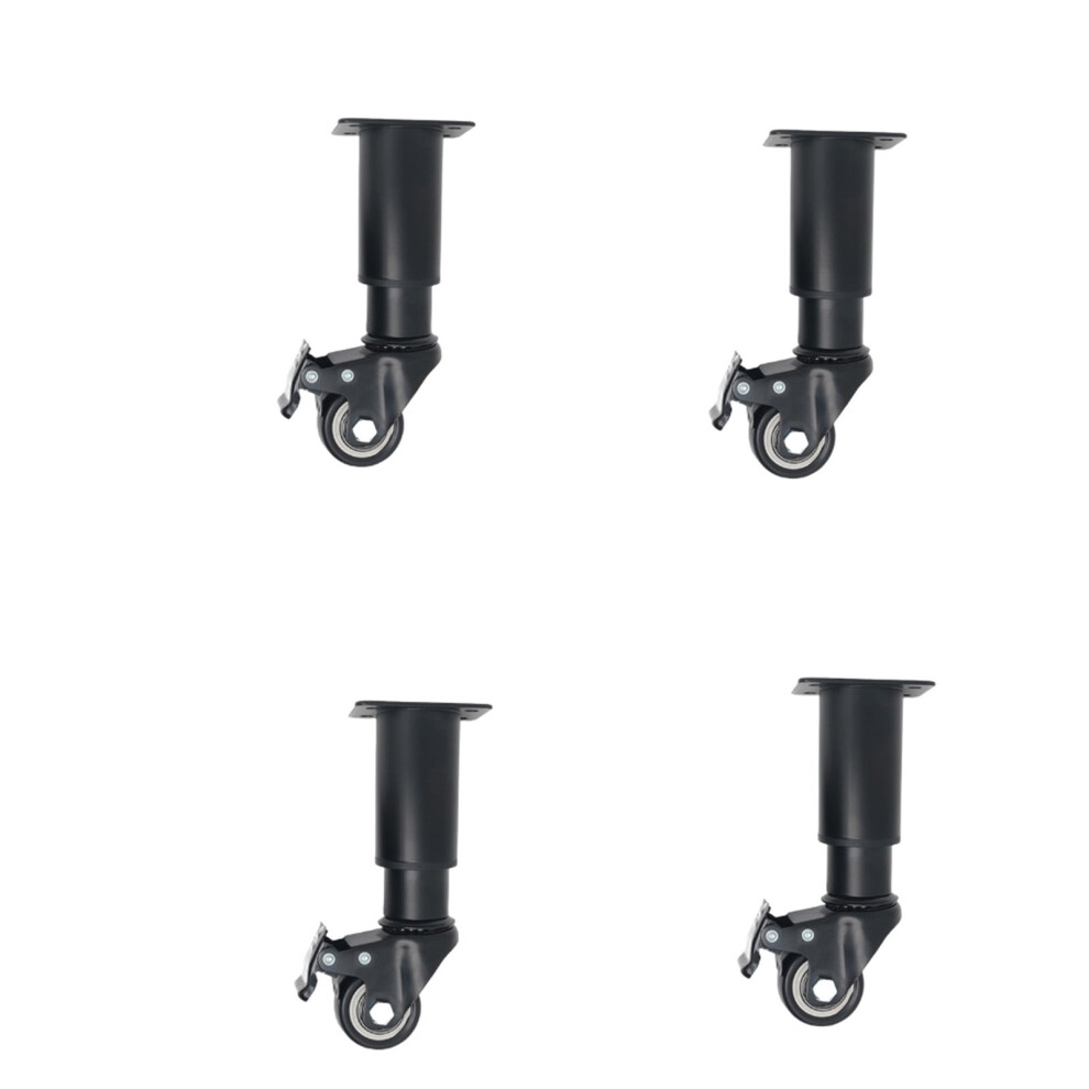 4 Pack Adjustable Metal Furniture Legs With 360 Swivel 9058772205957