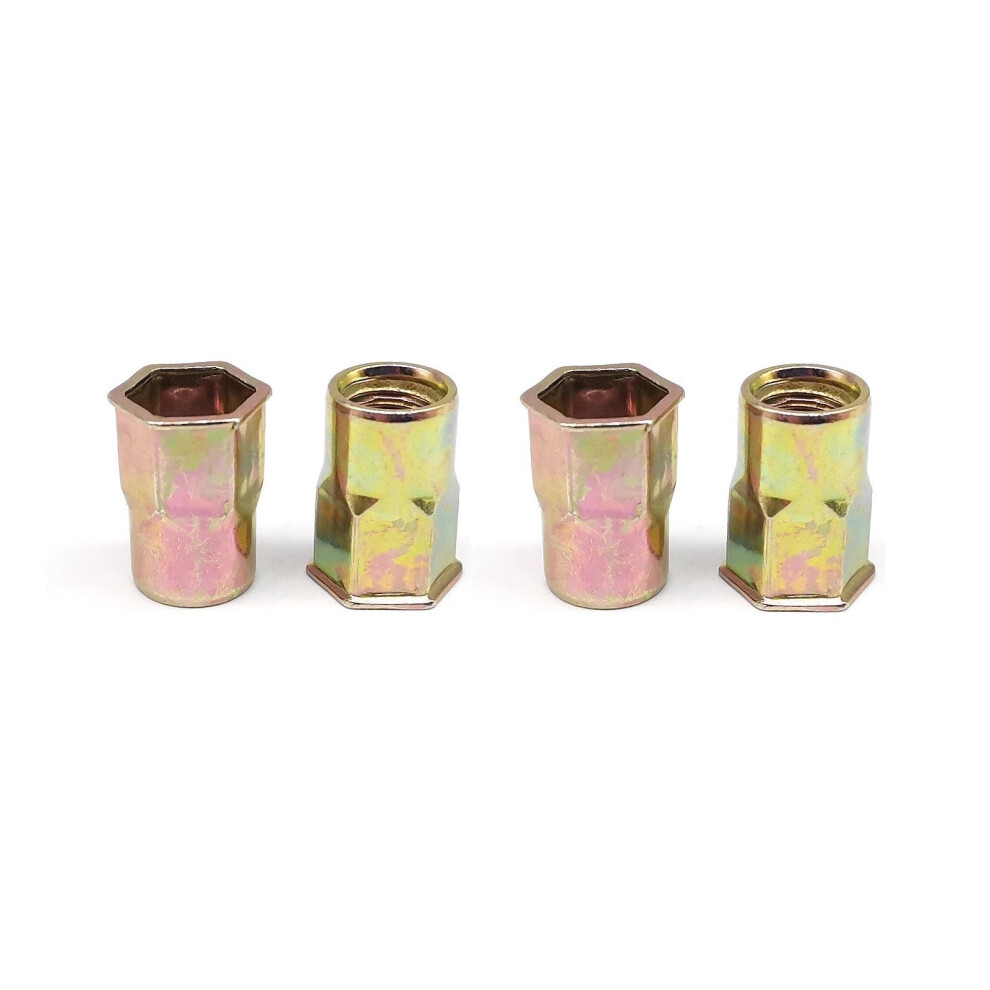 Half Hex Flat Head Rivet Nuts M8/M10/M12 Â 50 Pcs 9058772208316