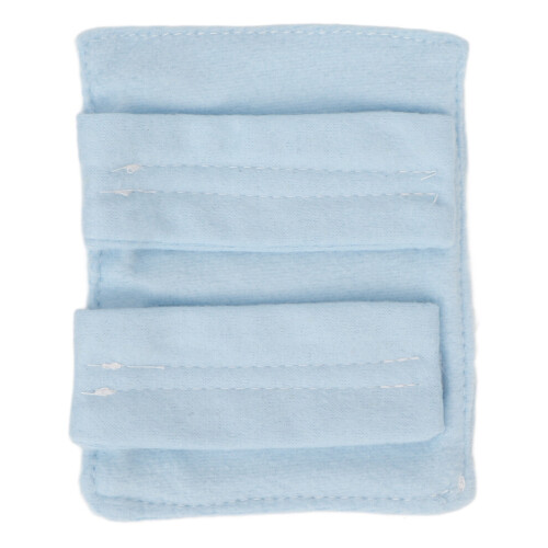 Pacemaker Pillow Soft Non Slip Bra Strap Protector Chest Pad for Post Surgery Recovery Blue Cotton Comfort 1