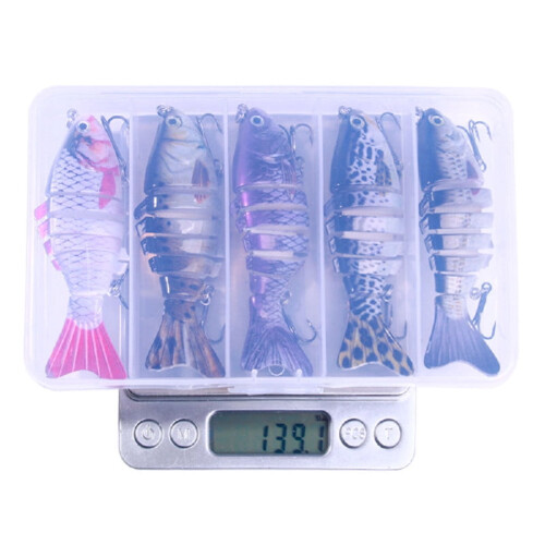 10 cm Paddle Tail Shrimp Lure – 5 stuks