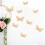 AuroraX12-Piece3D Gold Butterfly Wall Decals 1