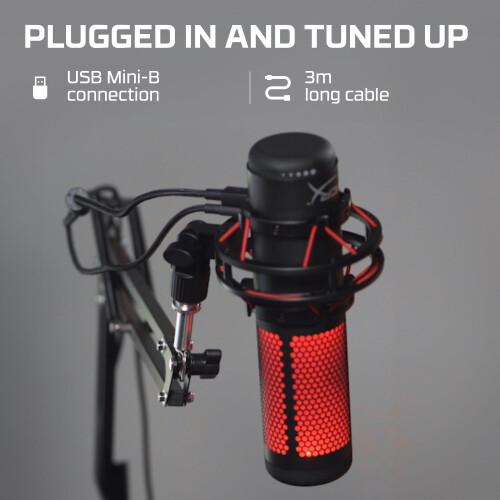 HyperX HyperX QuadCast – Standalone Microphone for streamers, content creators and game 1