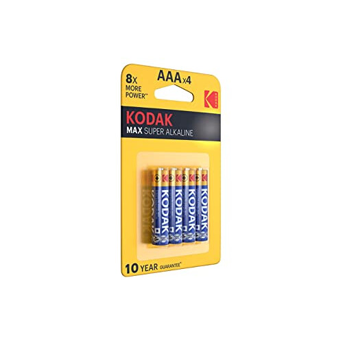 Kodak Kodak Pila Alcalina Max LR03 BL4 AAA 2