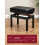 Piano Stool Adjustable Height 563448cm PU Leather Keyboard Bench Storage 2