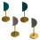 Metal Earring Stand Suitable for Durability and Stability-Green 2