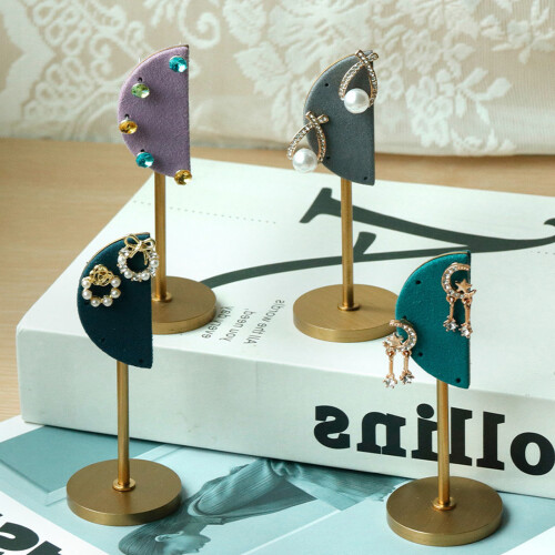 Metal Earring Stand Suitable for Durability and Stability-Green 2