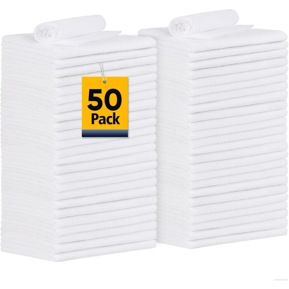 Microfiber Cleaning Cloths 50 Pack 12" X 12" 9058772305213