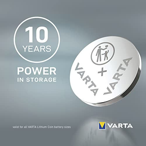 Varta Varta CR2025 battery 10 pack - lithium 3V coin cell 2