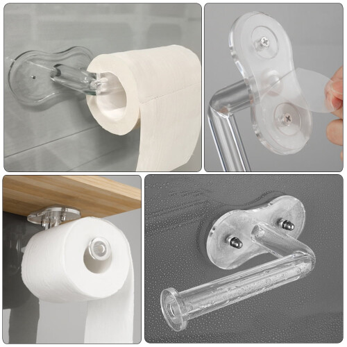 Acryl-Wand-Toilettenpapierhalter (1 Stück) 2