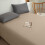 Drap plat en polyester, couleur unie, taille simple 5