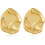 Hammered Gold Irregular Stud Earrings 1