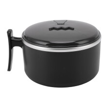 Insulated Ramen Bowl with Phone Stand, 304 Stainless Steel,