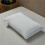 Mikrofiberpude i queen size, blød og støttende, grå 1