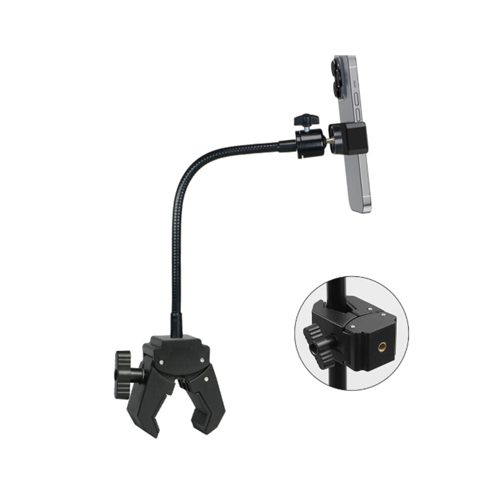 Abs Phone And Tablet Mount With Flexible Gooseneck Clamp 9058772214997