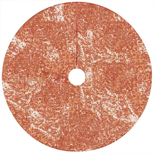 Jupe de sapin à paillettes dorées 76 cm