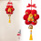 2026Cal de pluș suspendat pe perete – Decor de Anul Nou Chinezesc 1